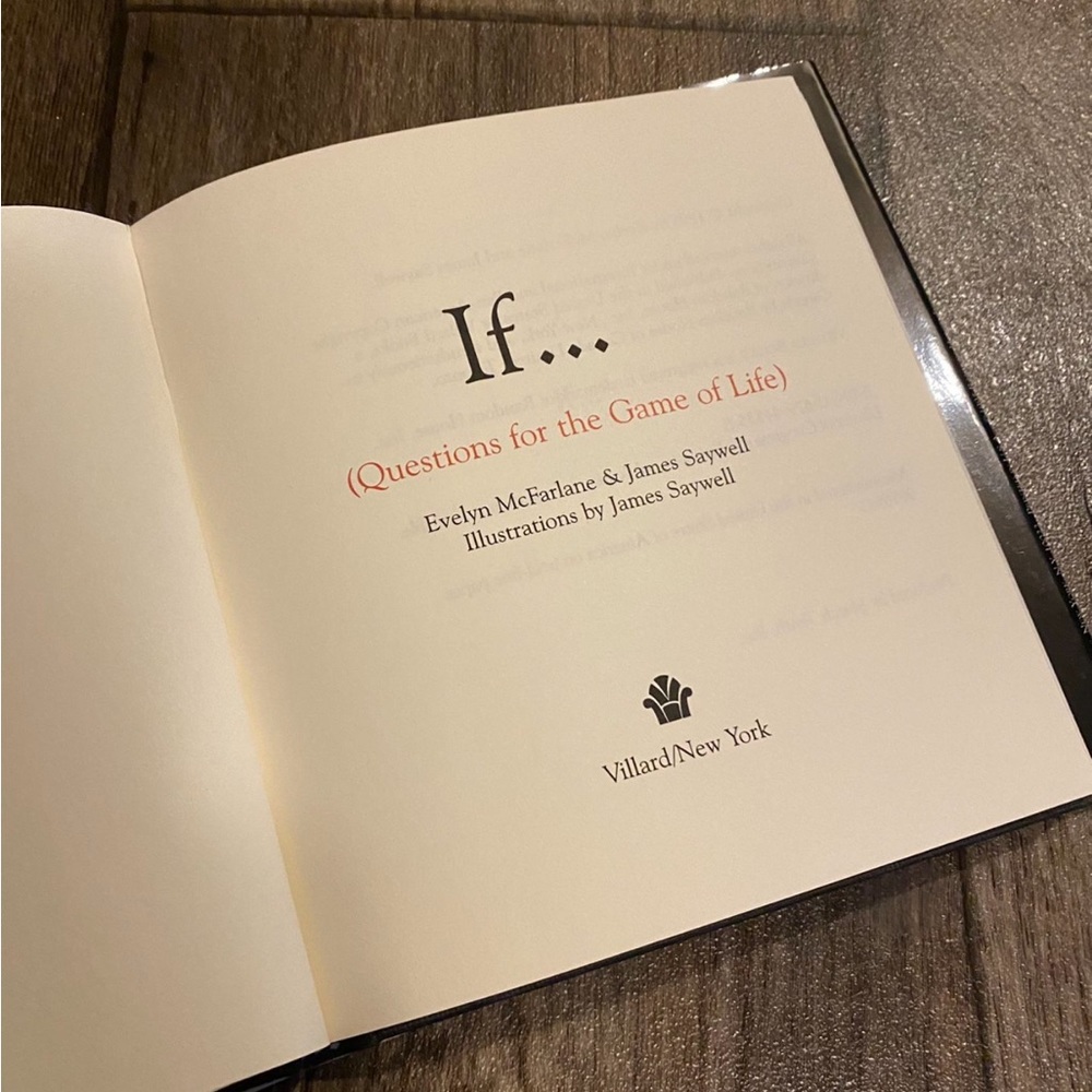 If…Questions for the Game of Life) Hardcover Psychology Book | Thought-Provoking - Picture 4 of 6